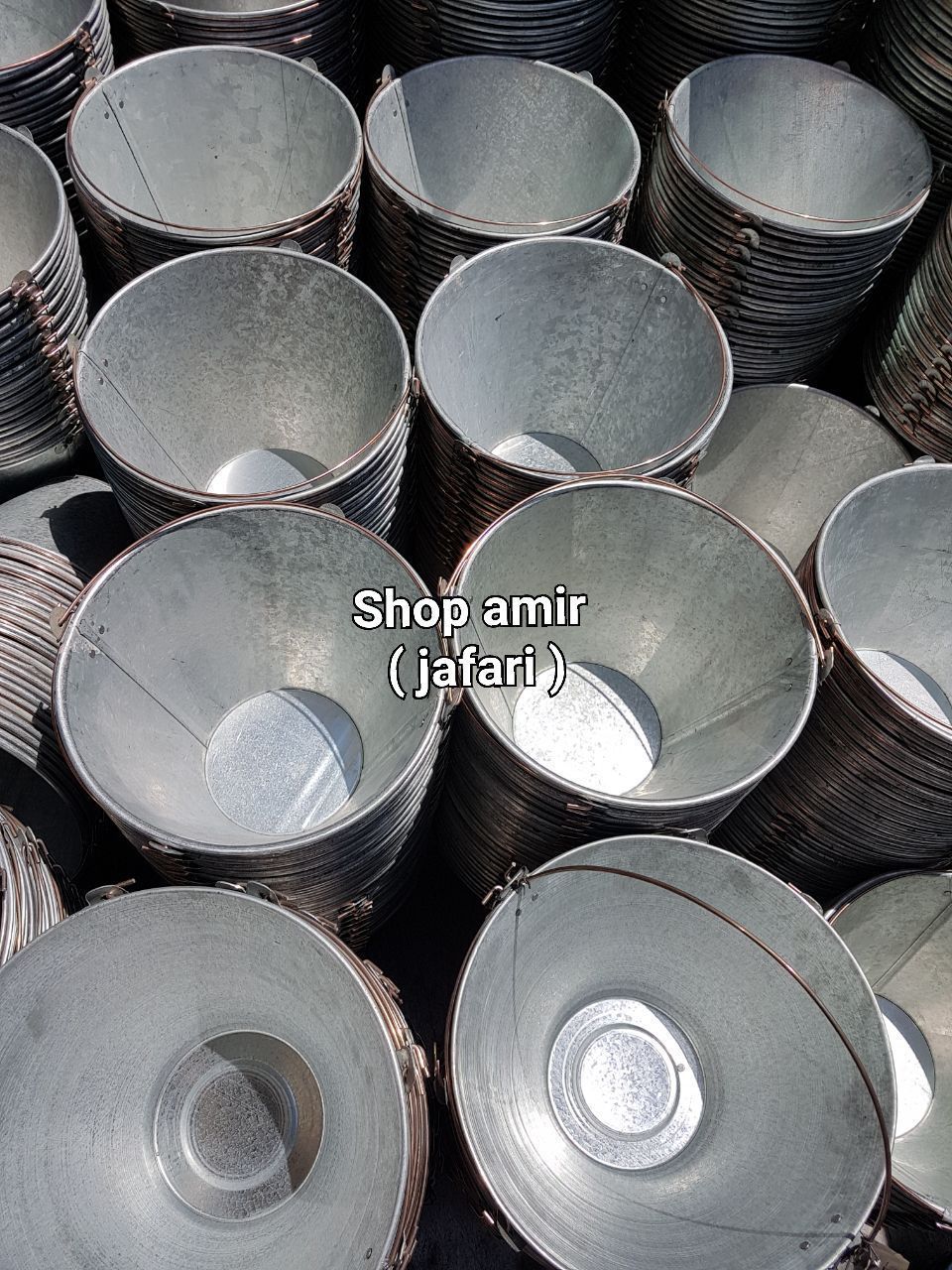 سطل و استامبلی گالوانیزهسطل عرض ۲۵