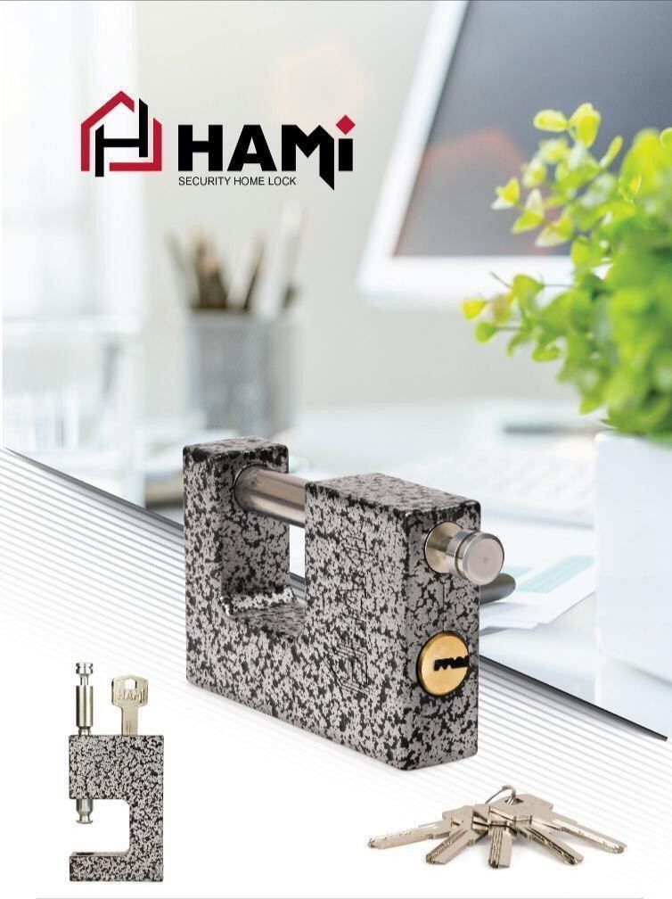  قفل کتابی ٩٠ رنگ چکشی HAMI تعدا