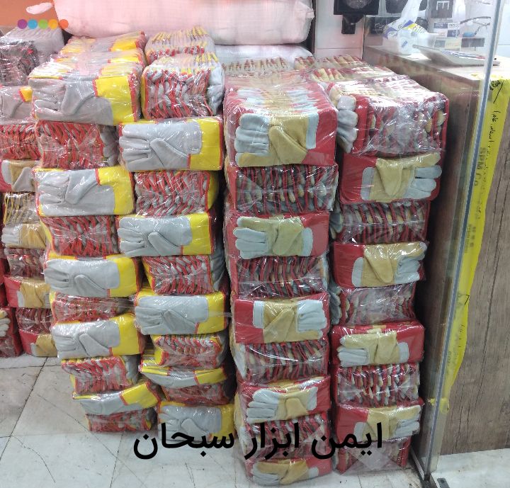 دستکش کف دوبل و کف چرم سبک وراحت،