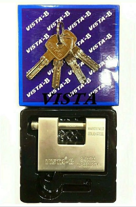 قفل کتابی سایز ۸۴ - ۹۴ فولادی ویستا