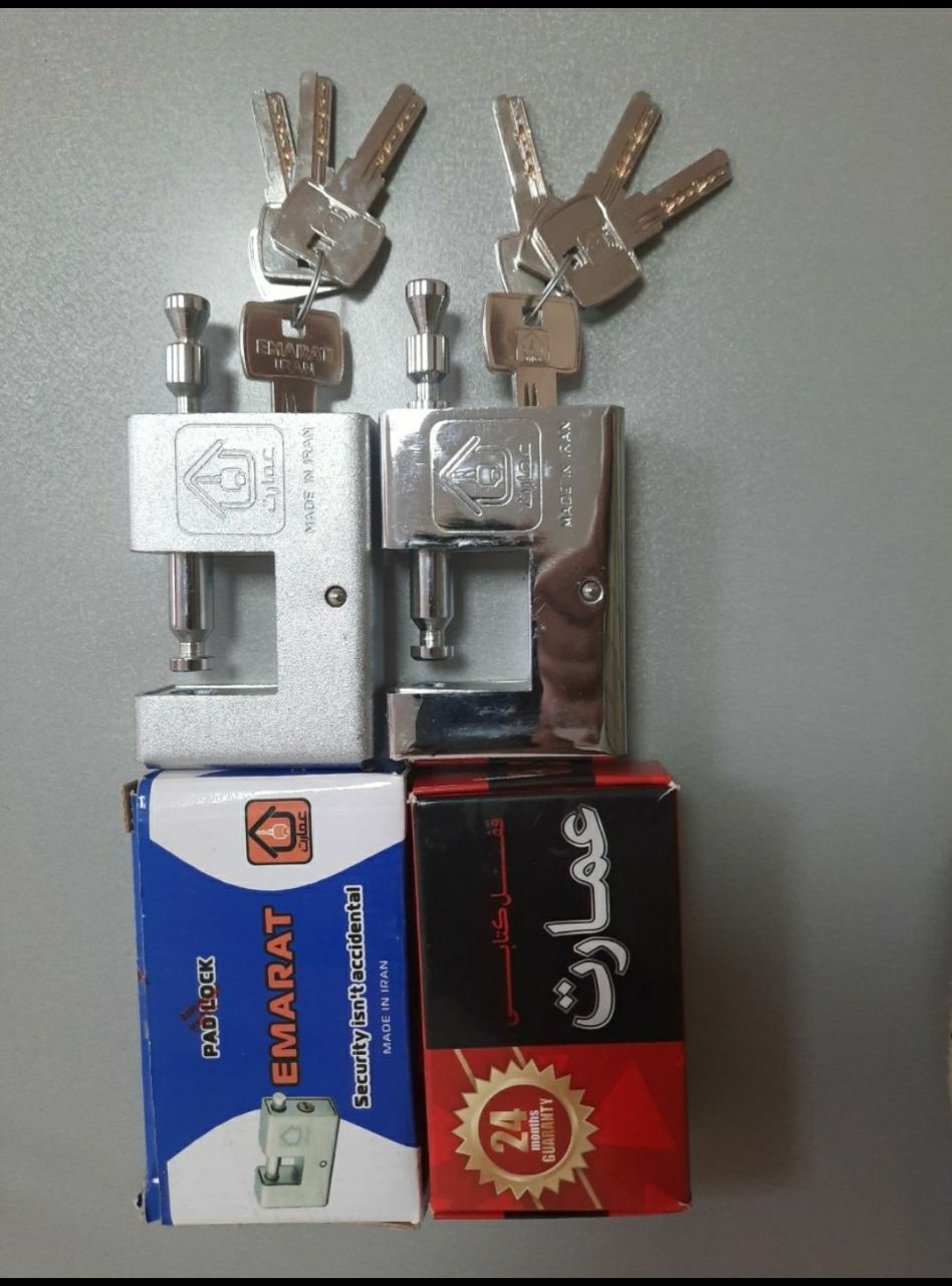 قفل کتابی روکشدار عمارت سایز ۹۰دار