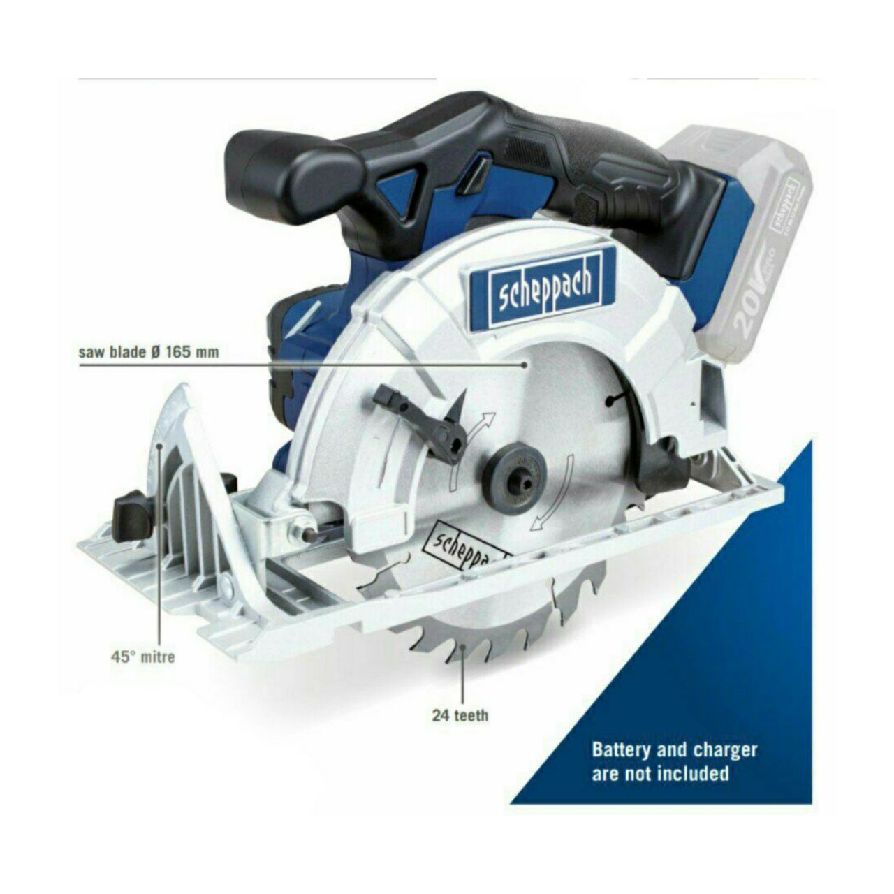 اره گردبر شارژی شپخ مدل CCS165