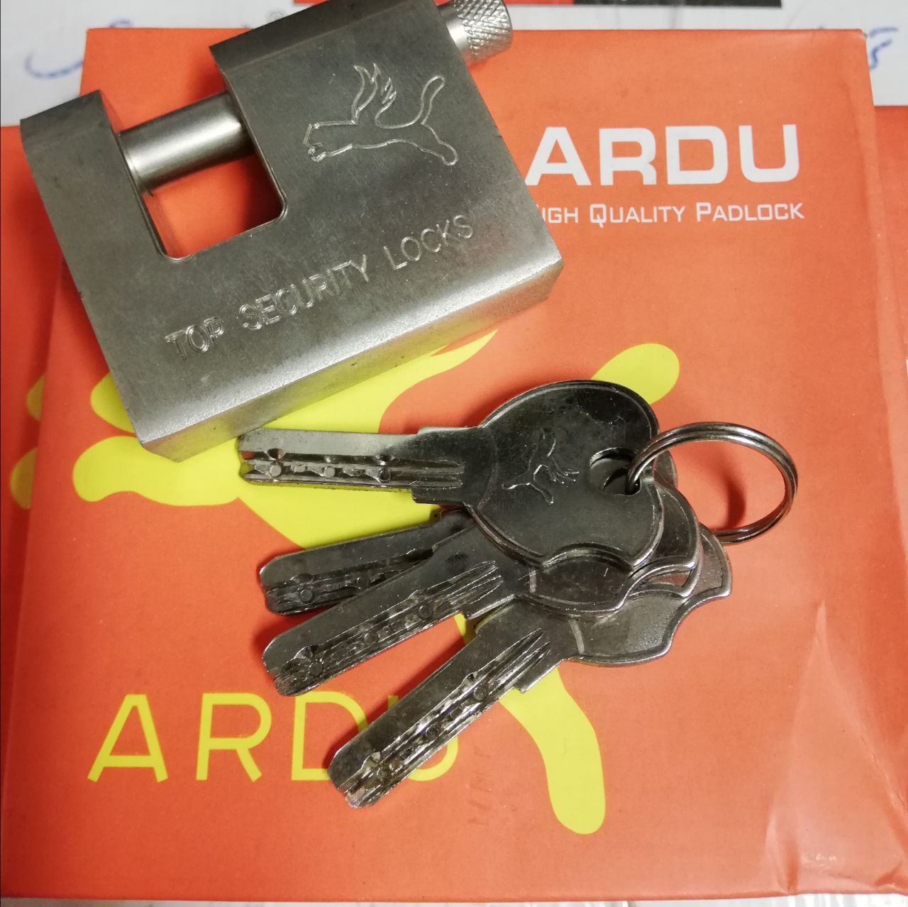  قفل کتابی فولادی ARDU سایز ۶٠ و 