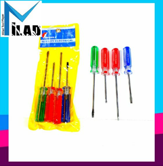 پیچ گوشتی 4عددی خیاطی️دارای دوسو و