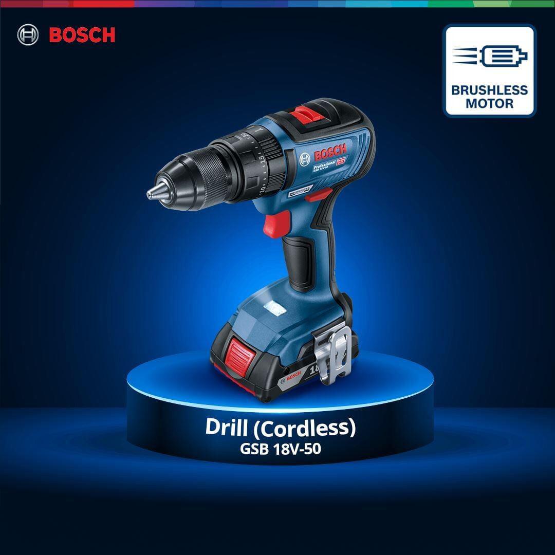 دریل چکشی شارژی بوشGSB 18V-50