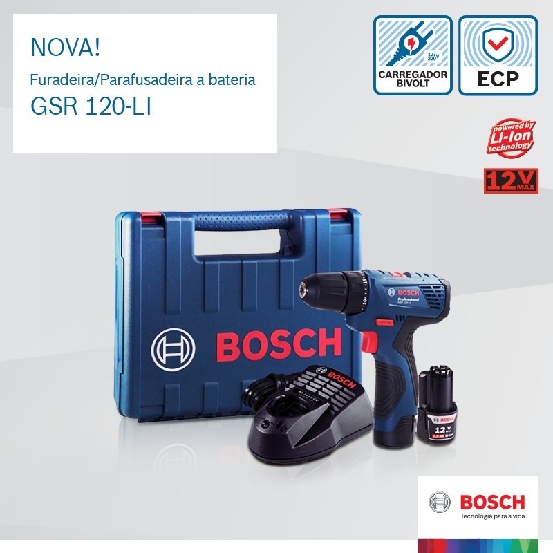 دریل شارژی بوش مدل GSR 120Li