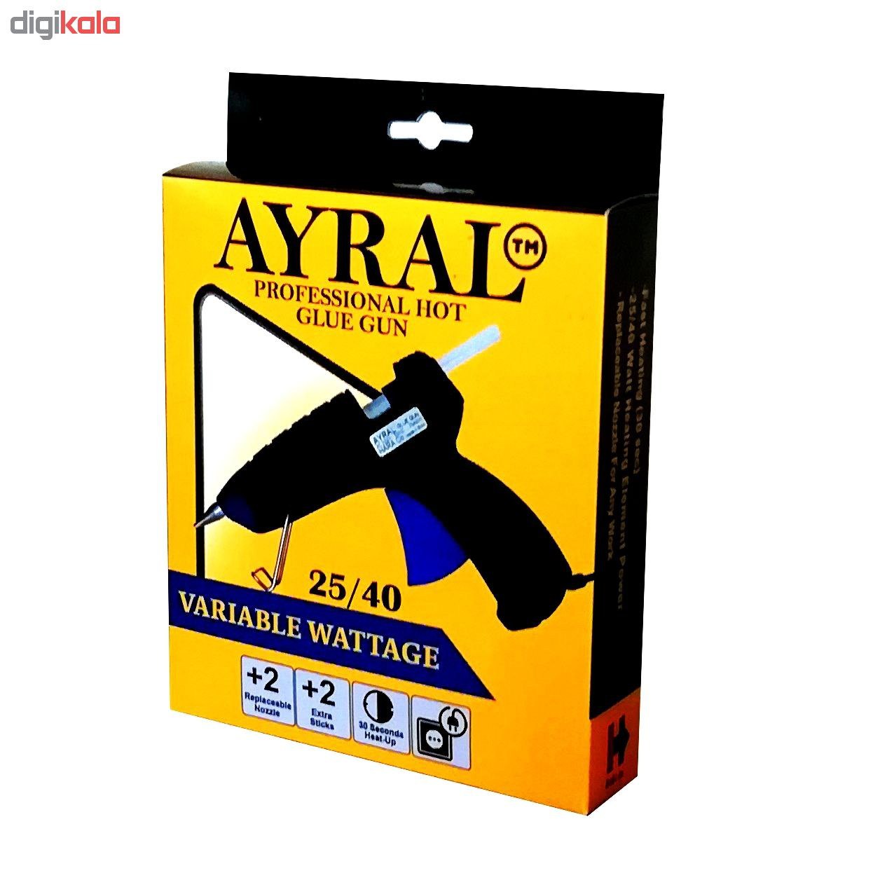 تفنگ چسب حرارتی ایرانی با دو سری ری