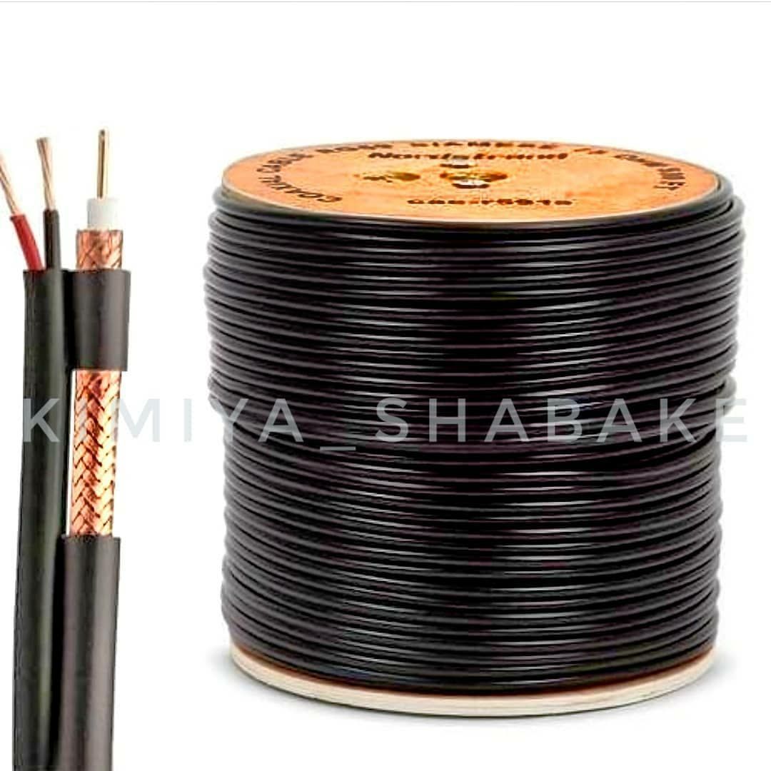 عرضه کابل دوربین (cctv)ساده _برق 