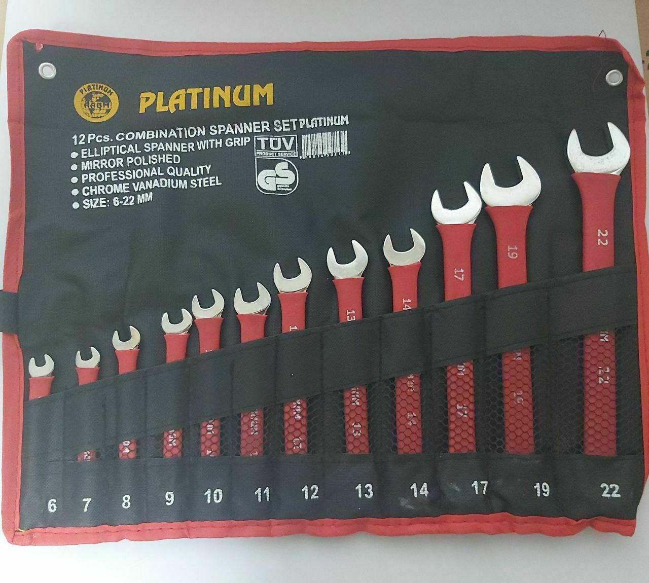 آچار ۸عددی روکشدارکارتن 40 عددی