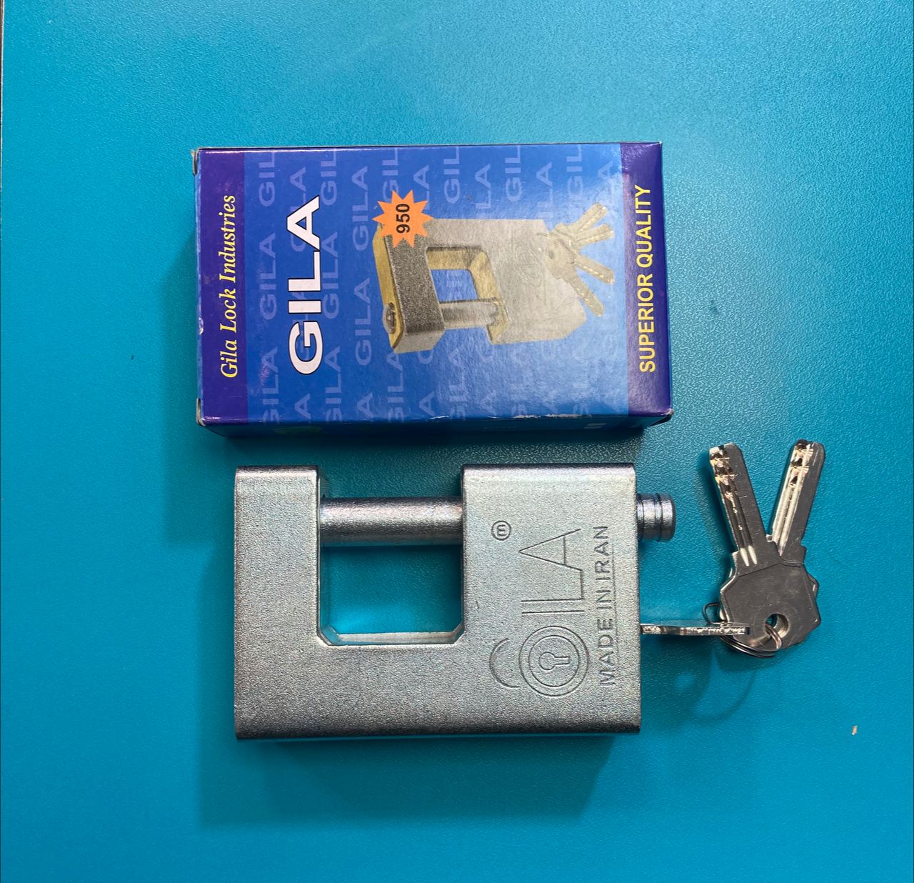 قفل کتابی روکشدار ۹۵۰Gila با ضمانت
