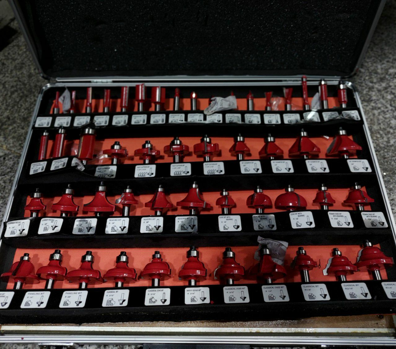 جعبه اور فرز نجاری شفت ۸ ست ۵۰ عد