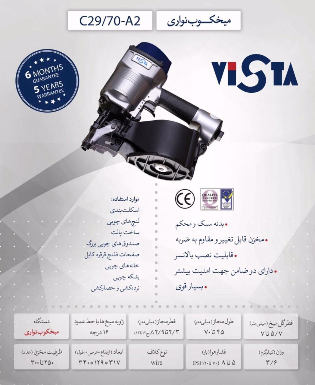 عرضه كننده انحصارى انواع ميخكوب و م