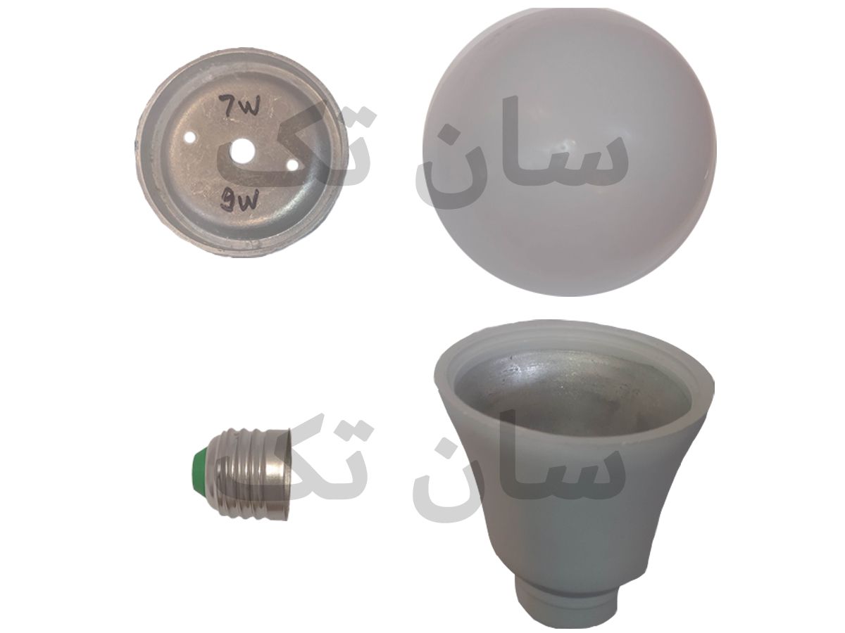  قاب لامپ حبابیA60 (بهمراه سرپیچE27