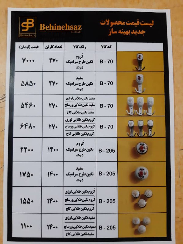 #لیست_قیمتمحصولات بهینه ساز بصورت 