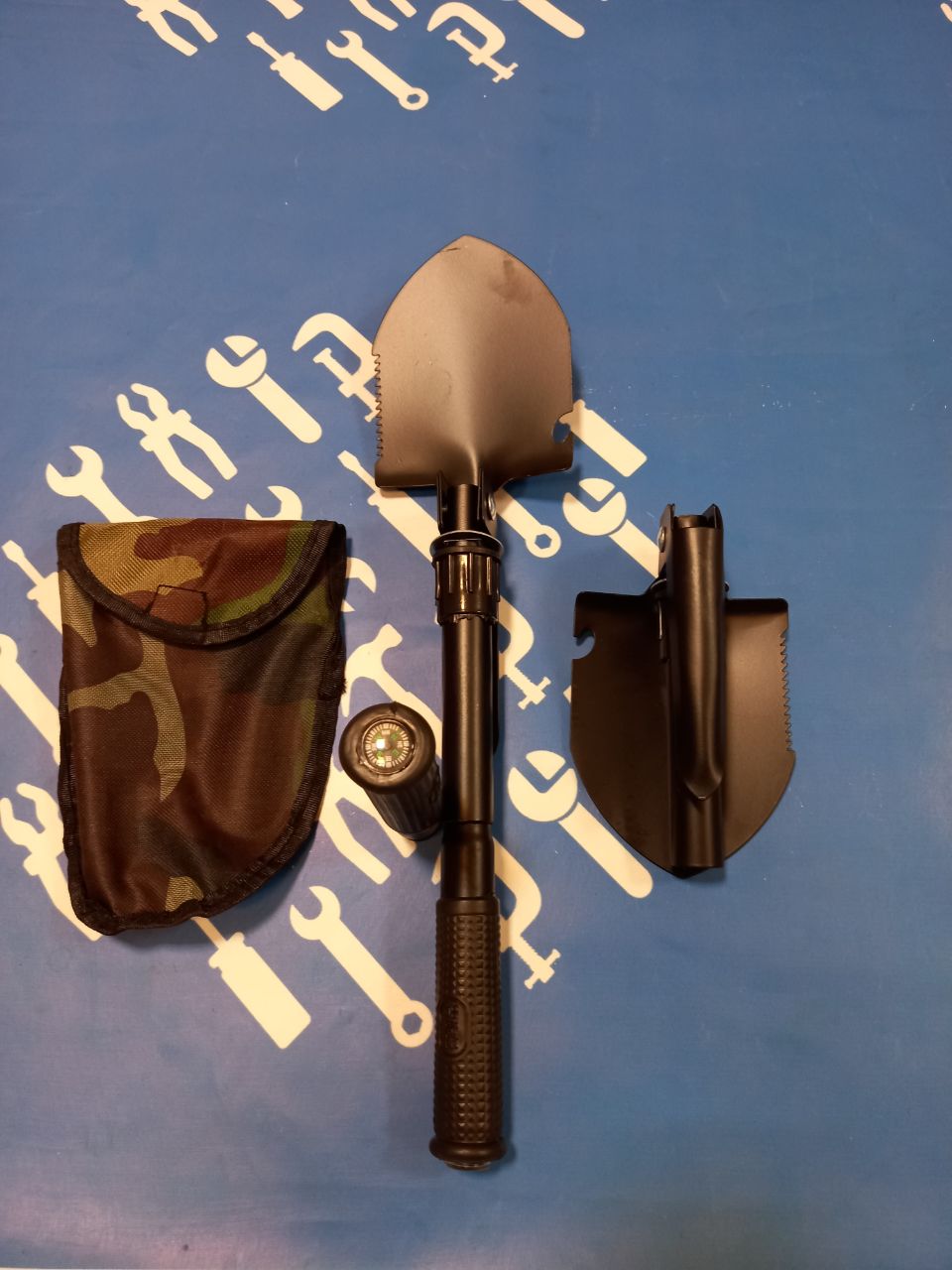 بیلچه ارتشی( کوهنوردی ) قطب نما د