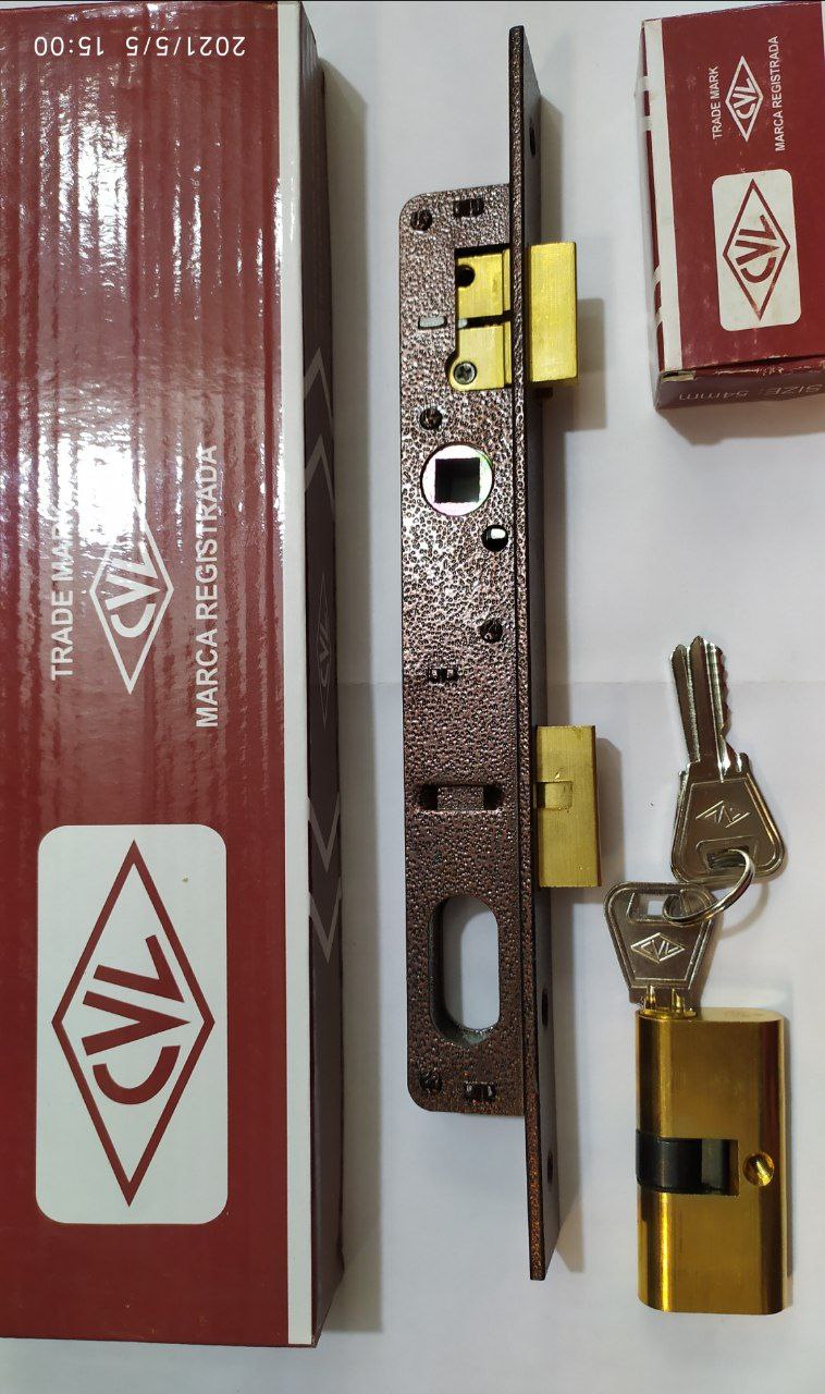 قفل 2/5 CVL دو زبانه برنج توپی بر