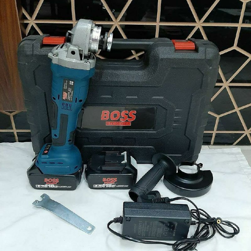  مینی فرز شارژی BOSSدارای دو باطر