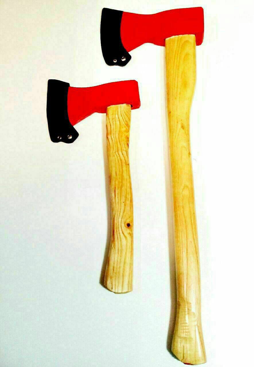  تبر دسته چوبی سر فولادی سایز ۸۰۰ 