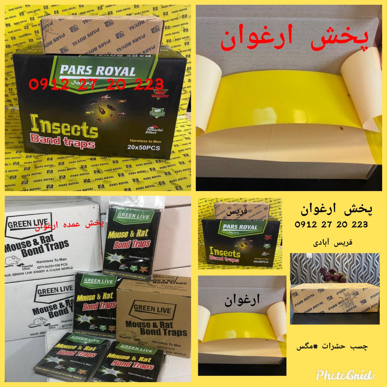 #چسب_موش_چسب_حشرات_گرین_لایو پخش 