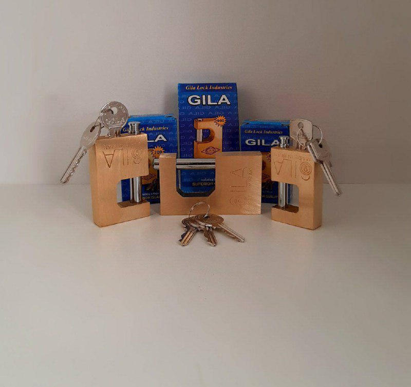 قفل كتابي ٦٠ و ٧٠و٩٠برنجي گيلابا ك