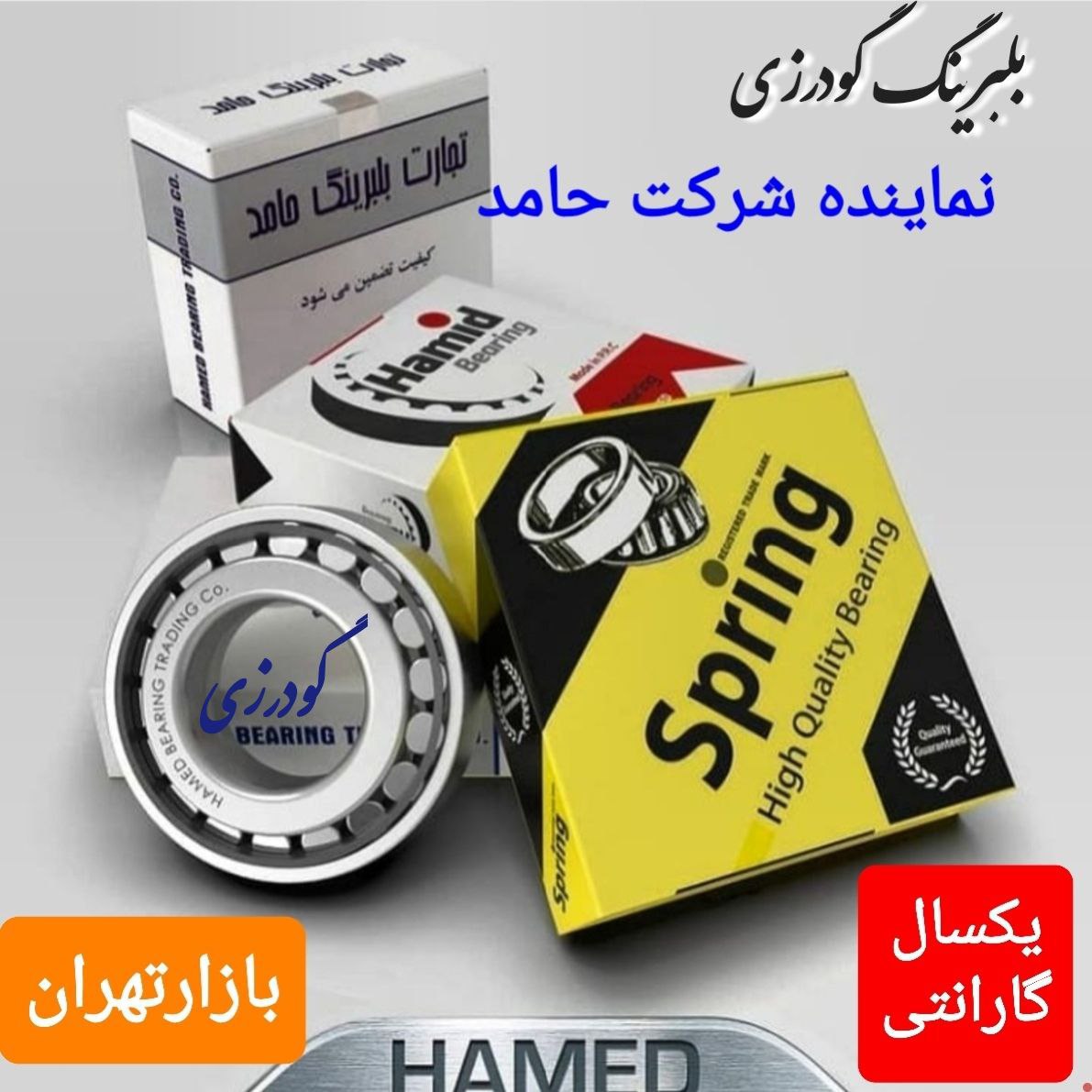 پخش بلبرینگ گودرزیپخش عمده انواع ب