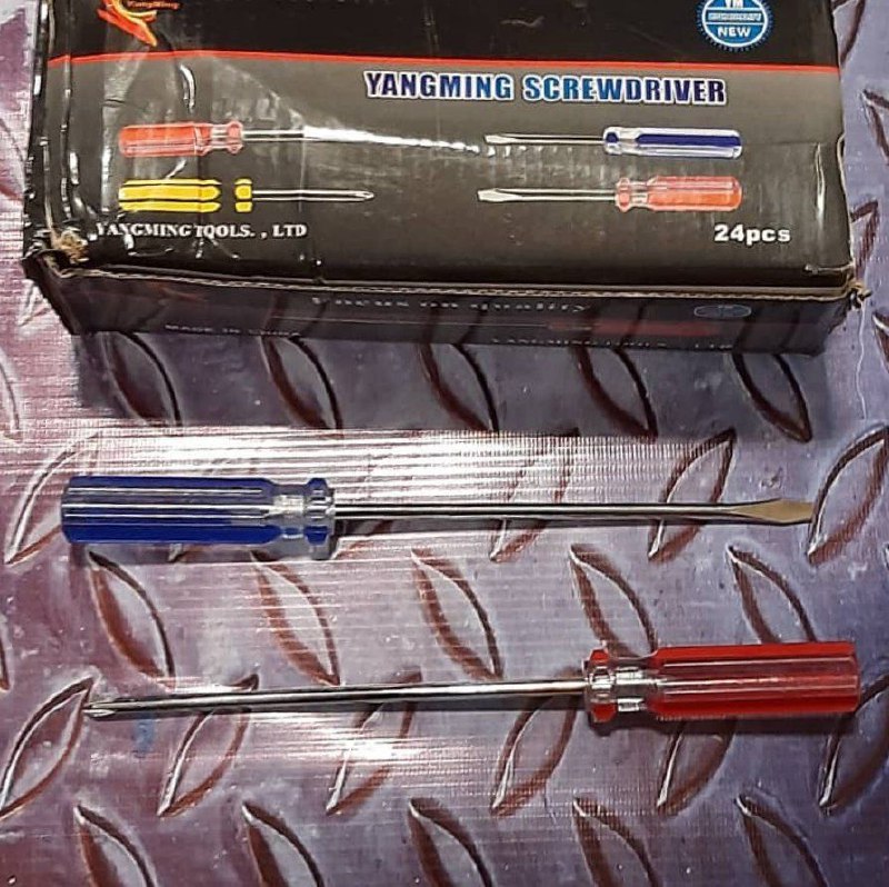 پیچ گوشتی تکی کریستالی ۱۵۰*۶دوسو.چ