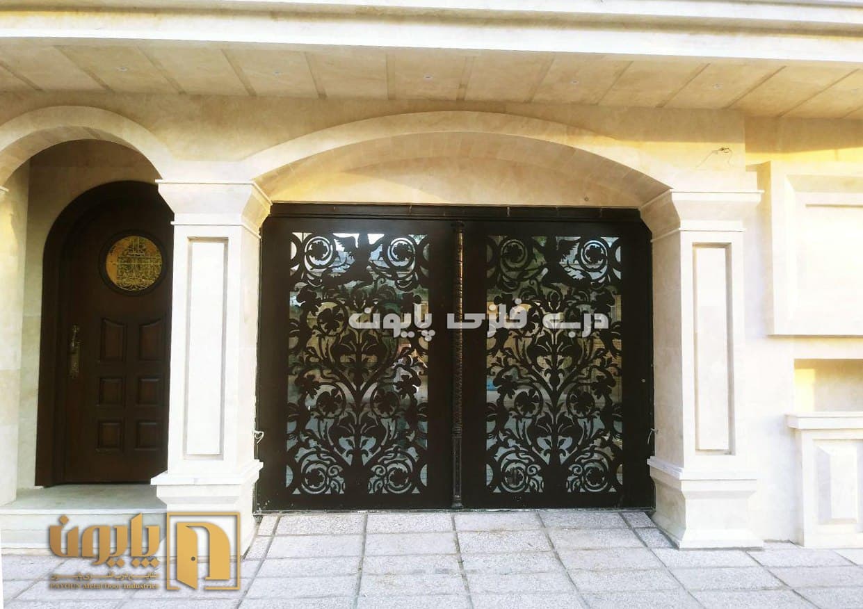 درب فلزی پایون طرح 002