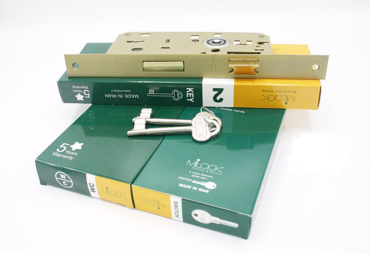 قفل پهن ۶/۵ بلبرینگی برند: میلاک 