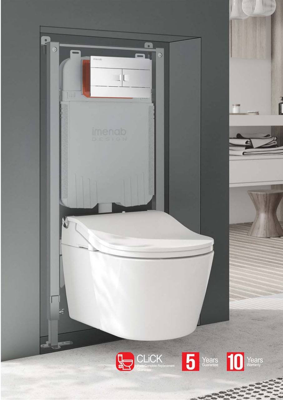 فلاش تانک توکار ایمن آب مدل Click️