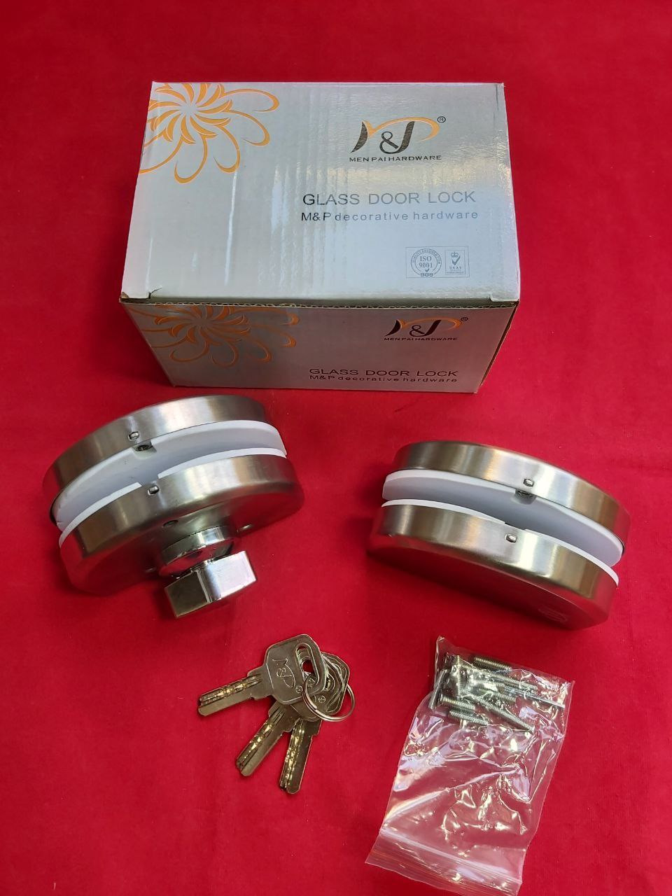 قفل شیشه میرال کلید کامپیوتری برنجی