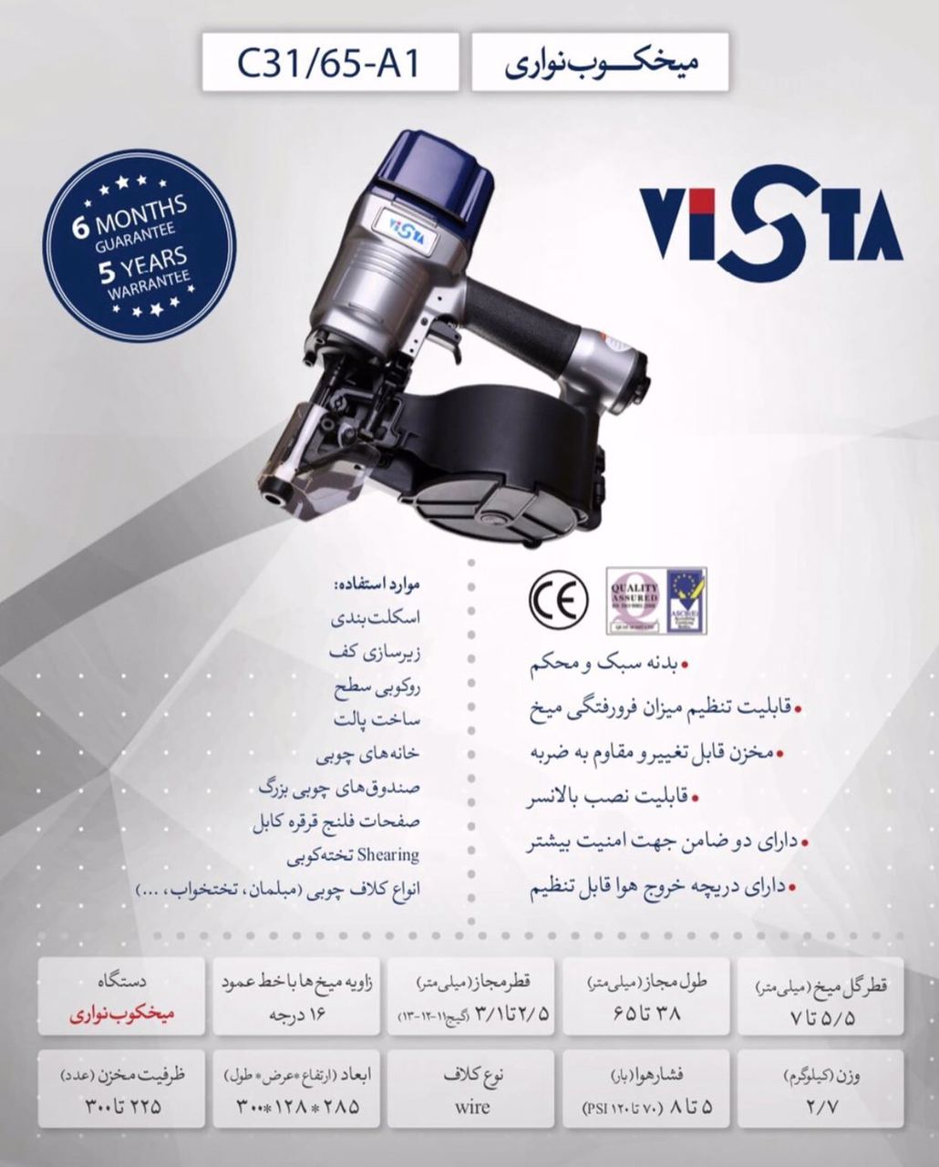 عرضه كننده انحصارى انواع ميخكوب و م