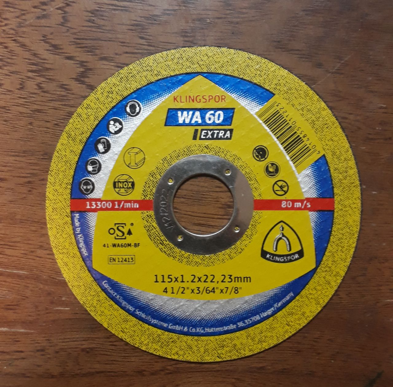 ابزار خنجریسنگ استیل بر مینی ۱*۱۱۵