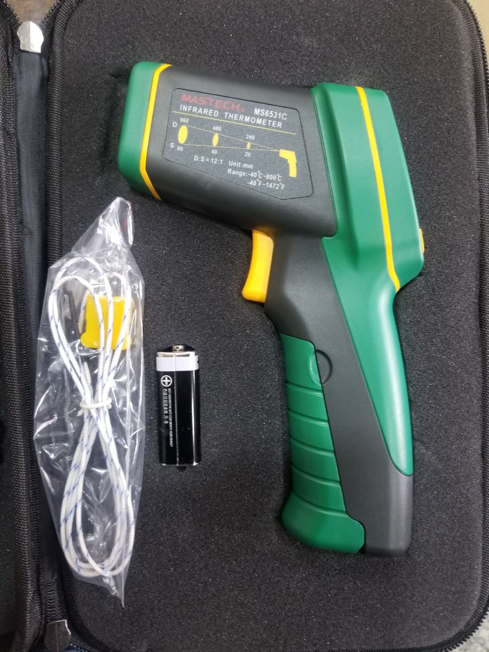 ترمومتر لیزری مارک مستک این دستگاه