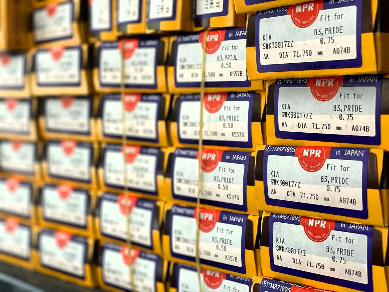  ️️رینگ موتور پراید ۳سایز NPR 