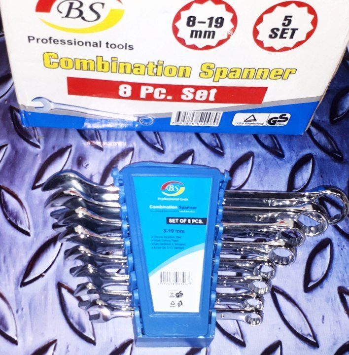 آچار یکسر پلکانی BSدرجه یک۱۲ عدد