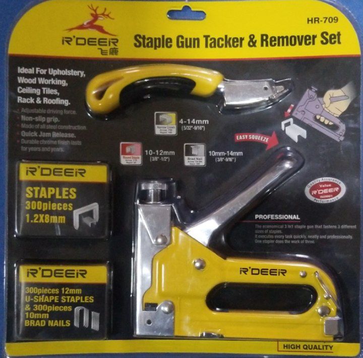 منگنه دستی سه کاره مارک R,DEERقاب