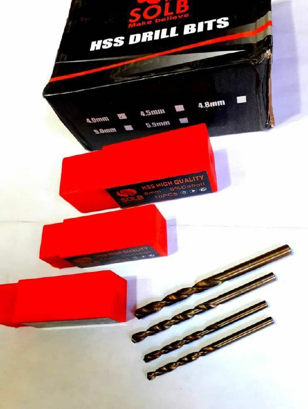  مته های کبالت صلب جنس درجه ا و عا