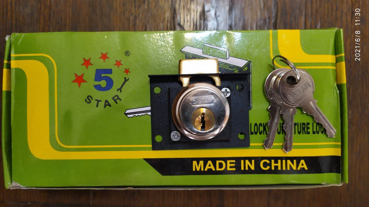 قفل کمدی تک پله مارک 5STAR3 کلید 