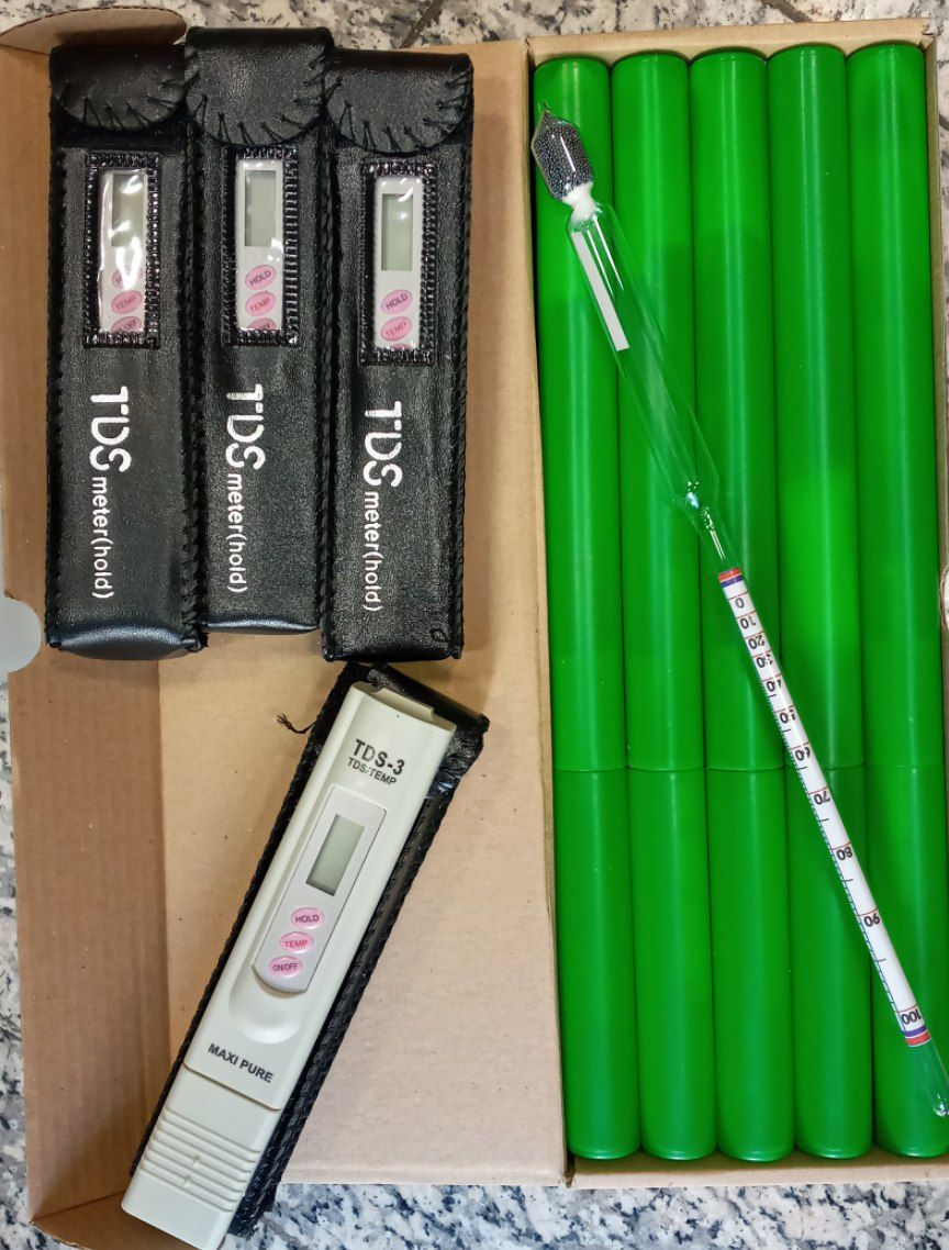 سختی سنج آب و الکل سنج شیشه ای