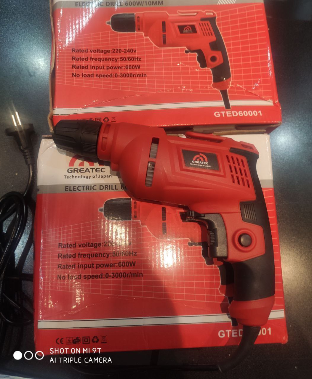 دریل برقی گریتک ۶۰۰ وات