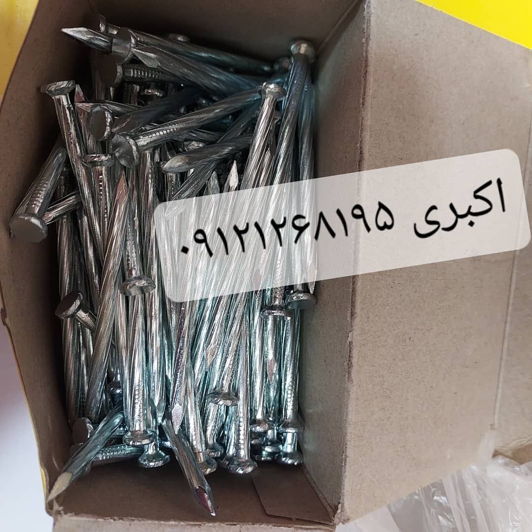 میخ فولادی سفید کارتن۲۰کیلوییسایز