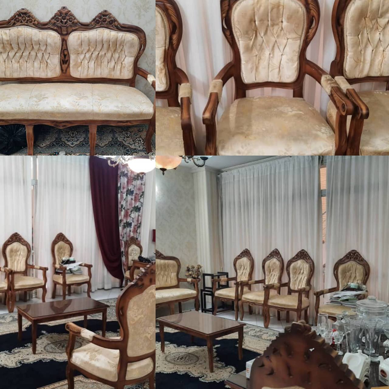 سلام دوستان عزیز یک دست مبل استیل ۹