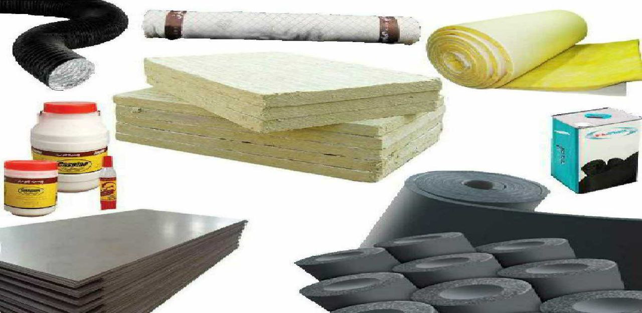 فروش کلیه لوازم عایقکاری پشم شیشه،ف