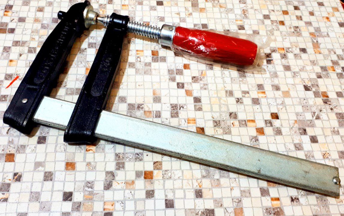 پیچ دستی FOXدسته چوبی ضخیمتسمه د