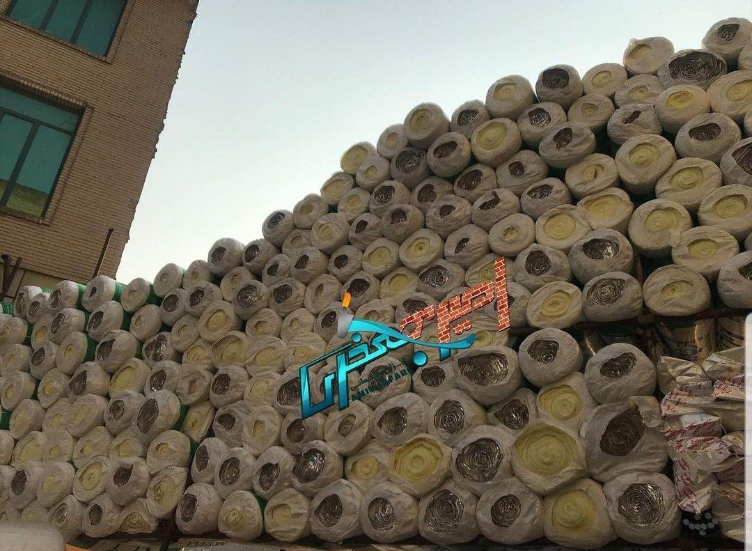 پشم شیشه آریانا D12مسطح فویلدار ۲