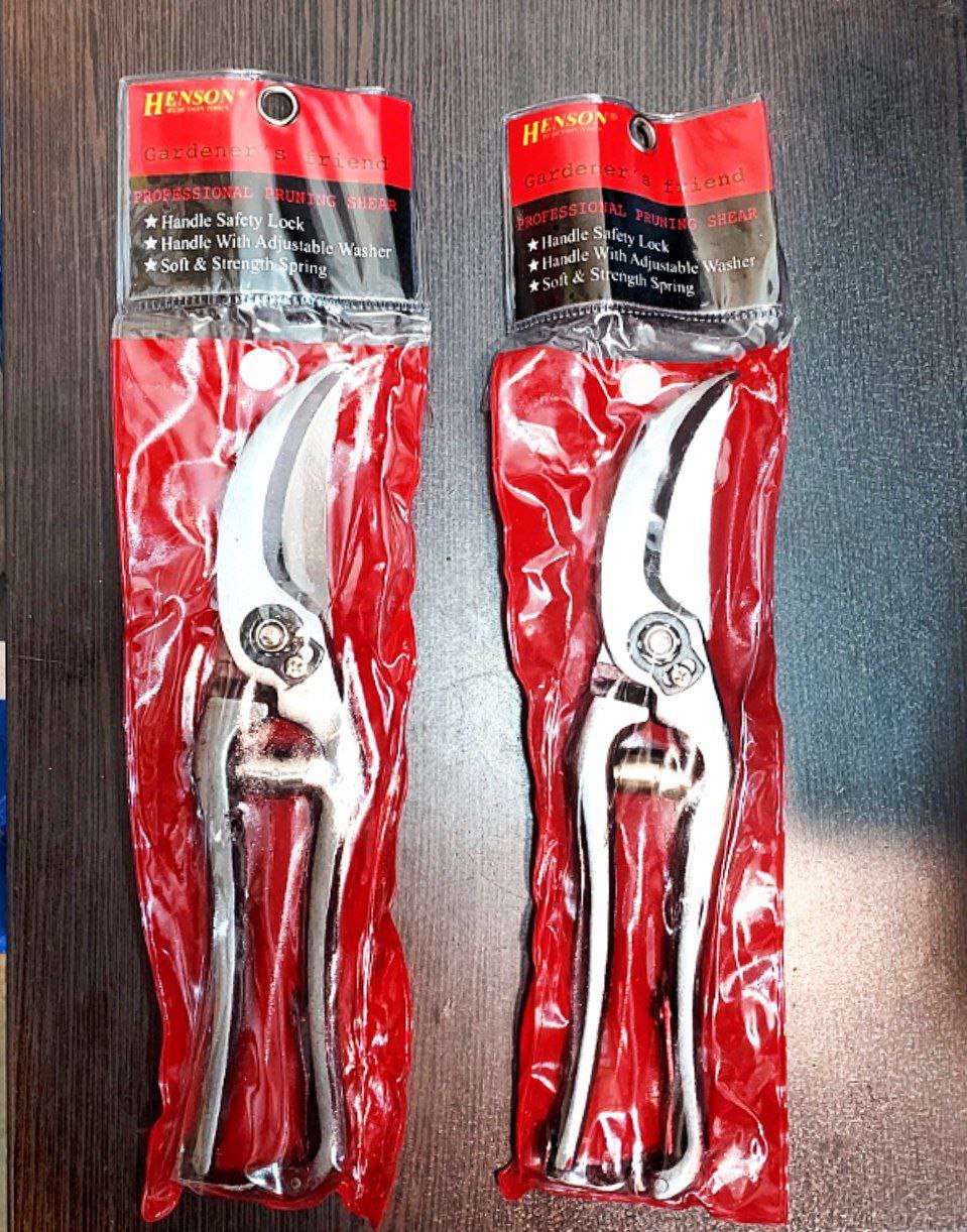 قیچی باغ طرح چک HENSON جنس عالی تی