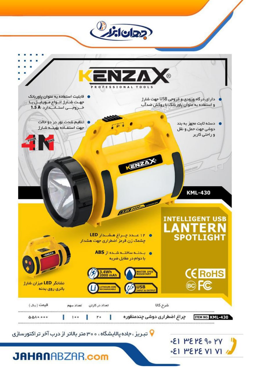 "جهان ابزار" نمایندگی پخش محصولات ک