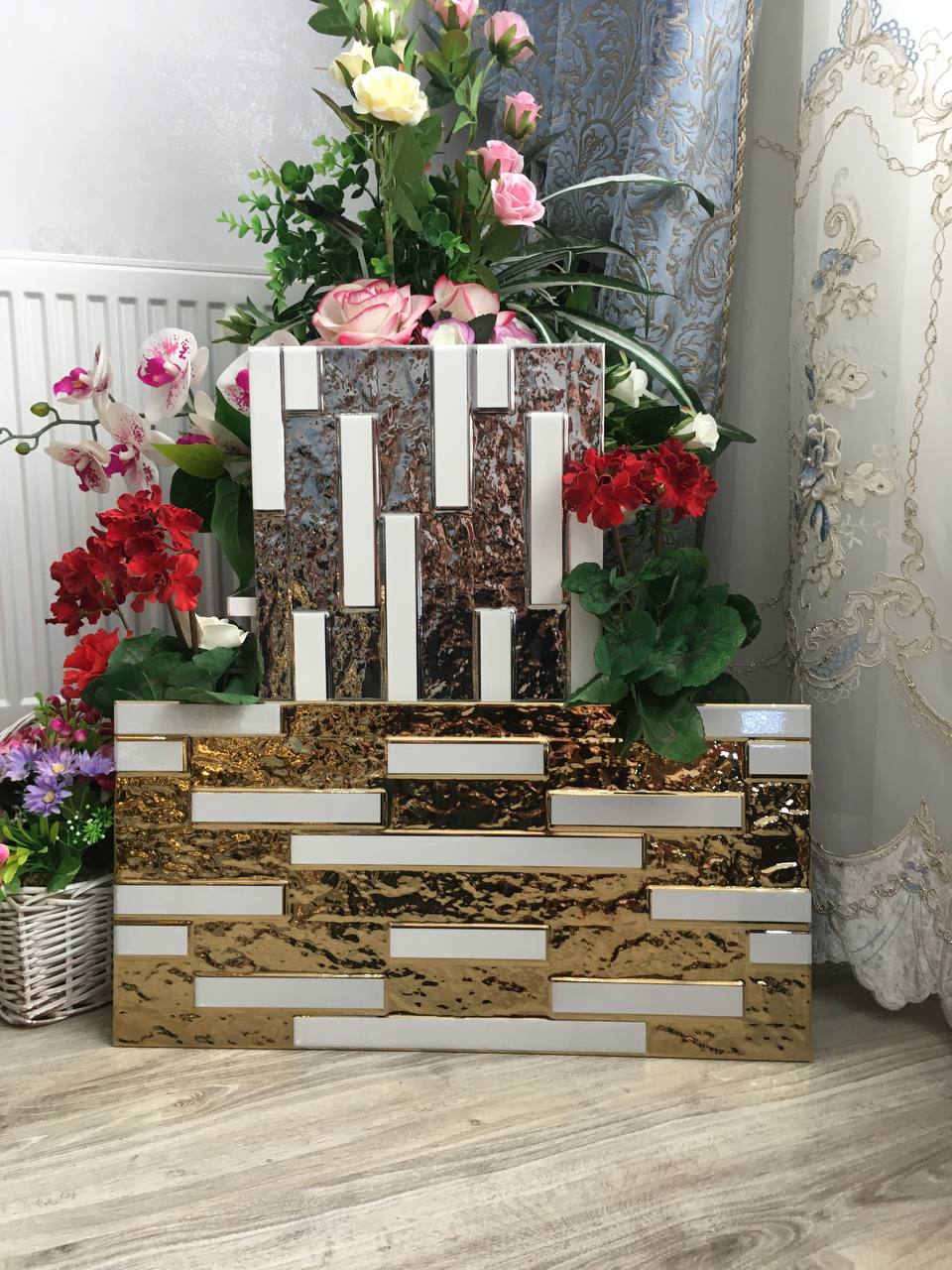 تک گل نیو اجری طلای و نقره ای کیفیت