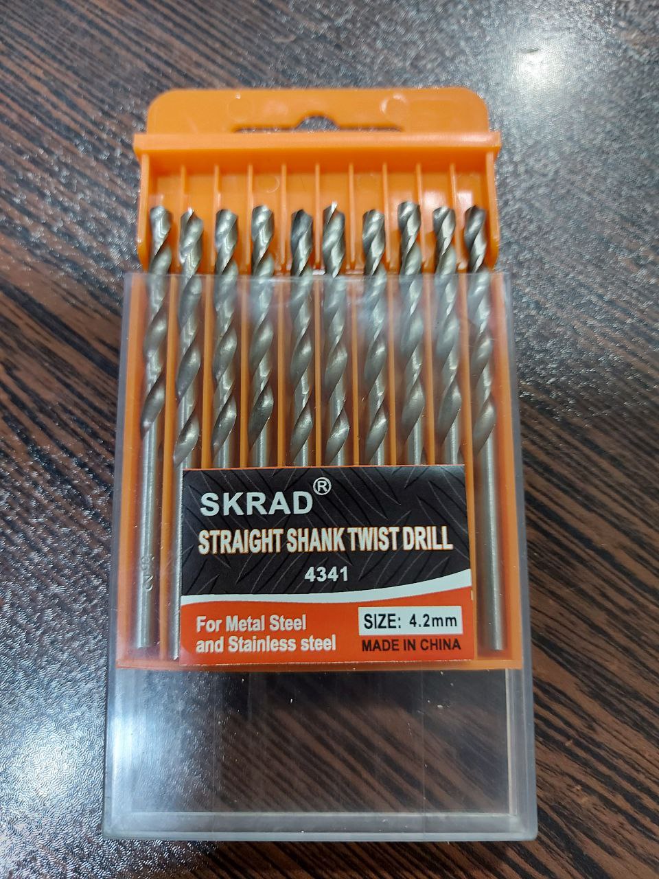 مته آهن سایز ۴.۲سفیدهر کارتن ۳۰۰۰ 