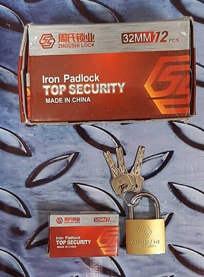 قفل آویز ۳۲ کلید ناودانیقیمت تعد